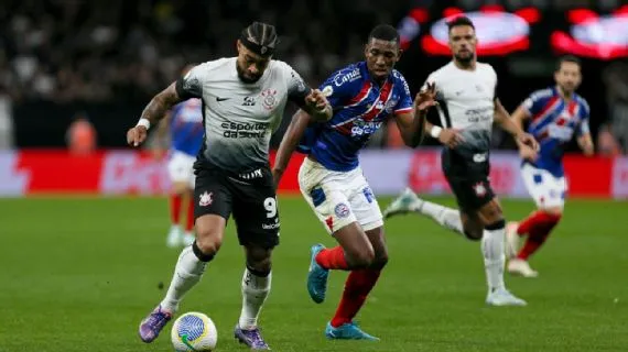i Corinthians domina Bahia e se aproxima da Libertadores