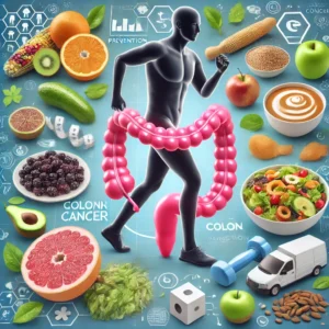 DALL·E-2025-03-15-09.10.11-A-concept-image-illustrating-a-healthy-lifestyle-for-colon-cancer-prevention.-The-image-should-feature-nutritious-food-like-fruits-vegetables-and-wh-300x300 Câncer no Intestino: Por que Casos em Jovens Estão Aumentando e Como Prevenir